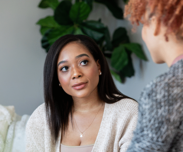 young lady in a counseling mental health session