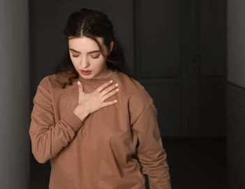 overwhelmed woman